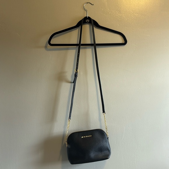 Michael Kors Black Leather Crossbody - Picture 1 of 12